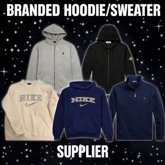 BRANDED HOODIE/SWEATER SUPPLIER